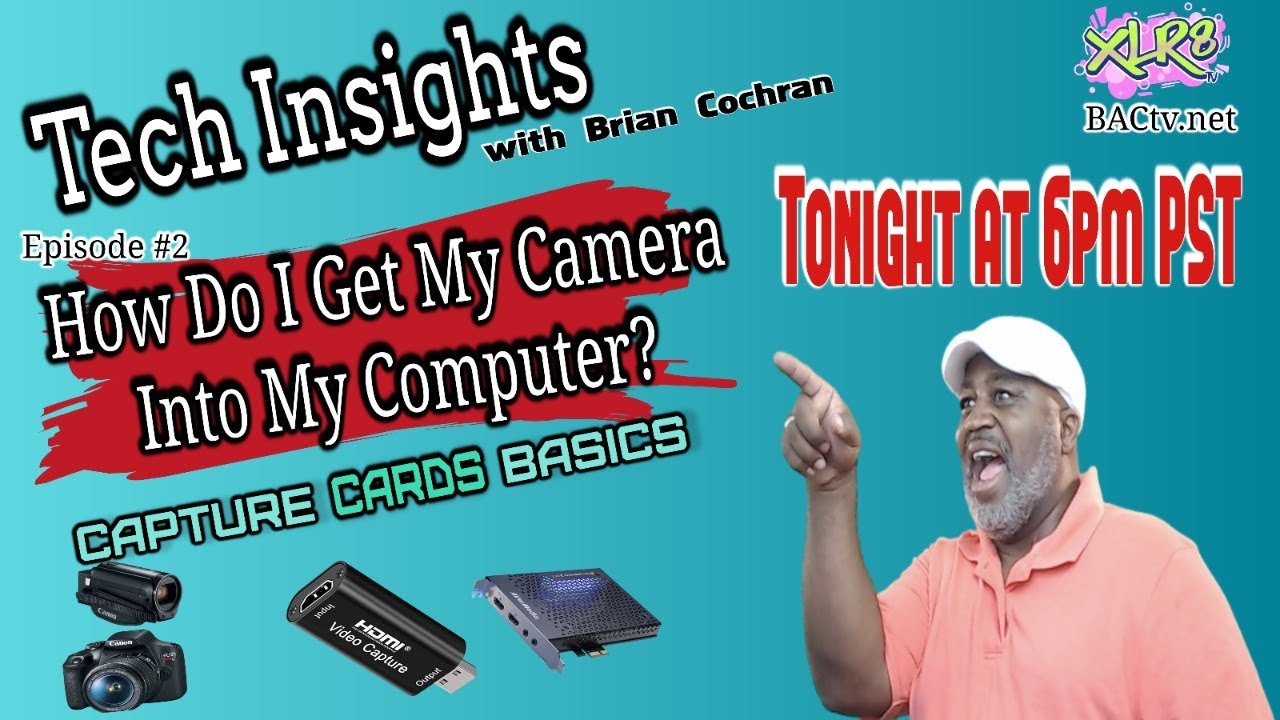 Tonight on Tech Insights with Brian Cochran- How do I plug my camera into my computer