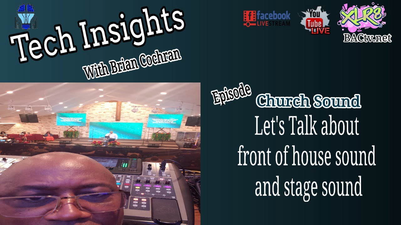 Let’s Talk about front of house sound and stage sound