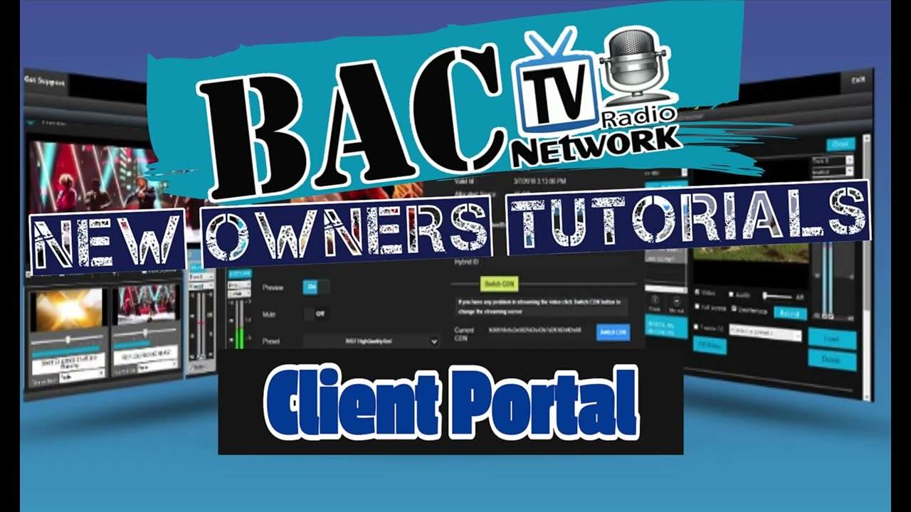 BAC TV Client Portal