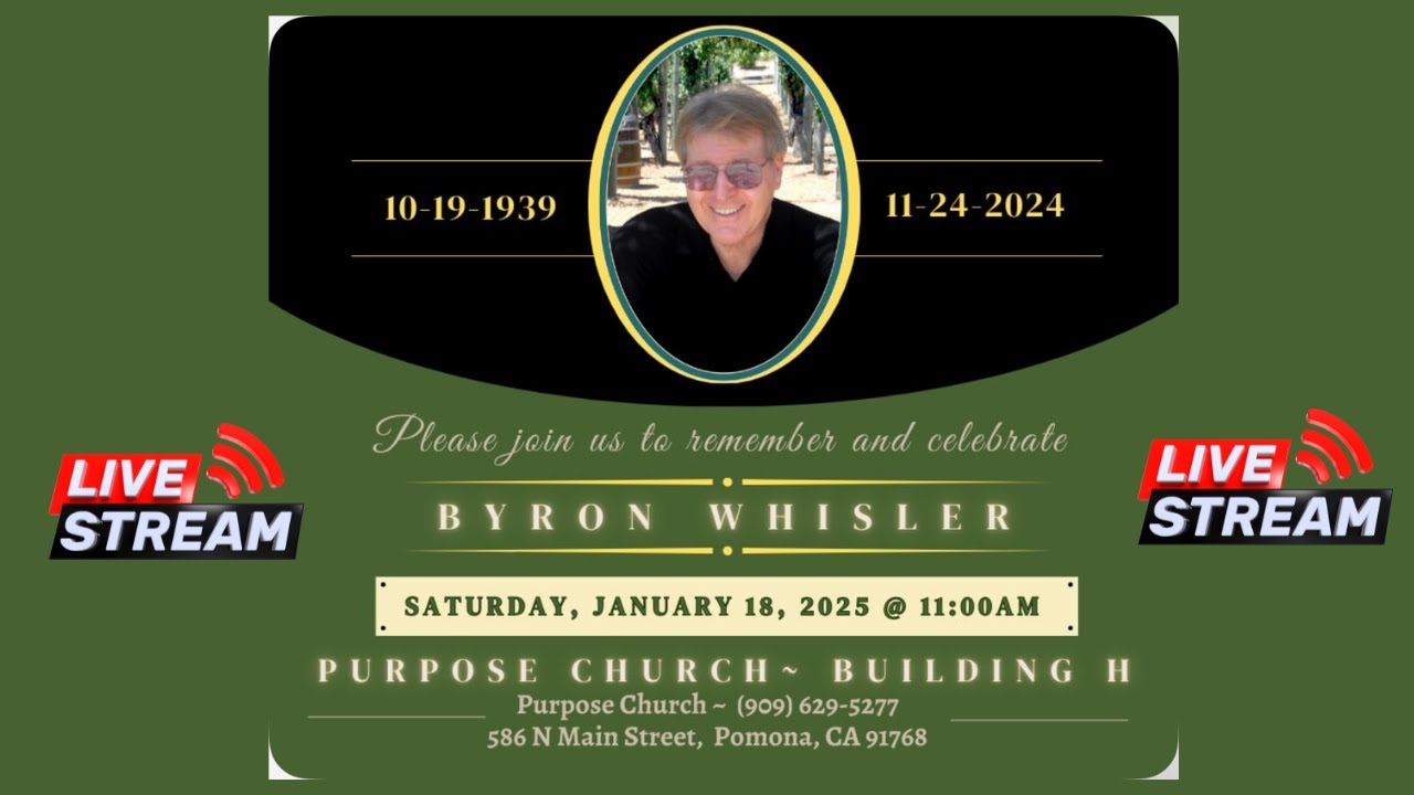 Memorial Service for Byron Whisler