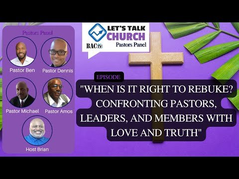 When Is It Right to Rebuke?