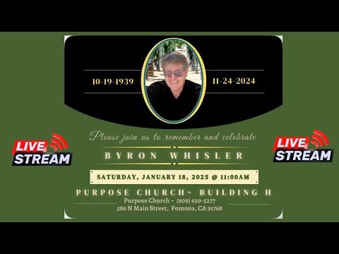 Memorial Service for Byron Whisler